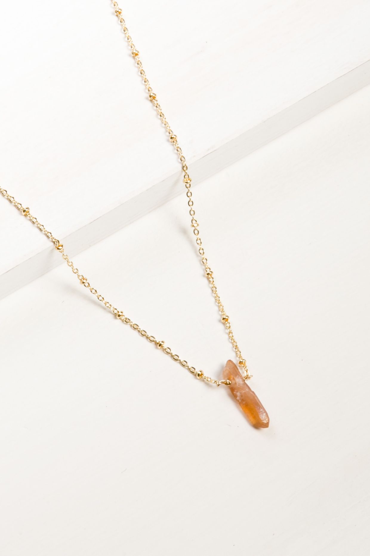 Collar Layer Quartz Amber – foto 1