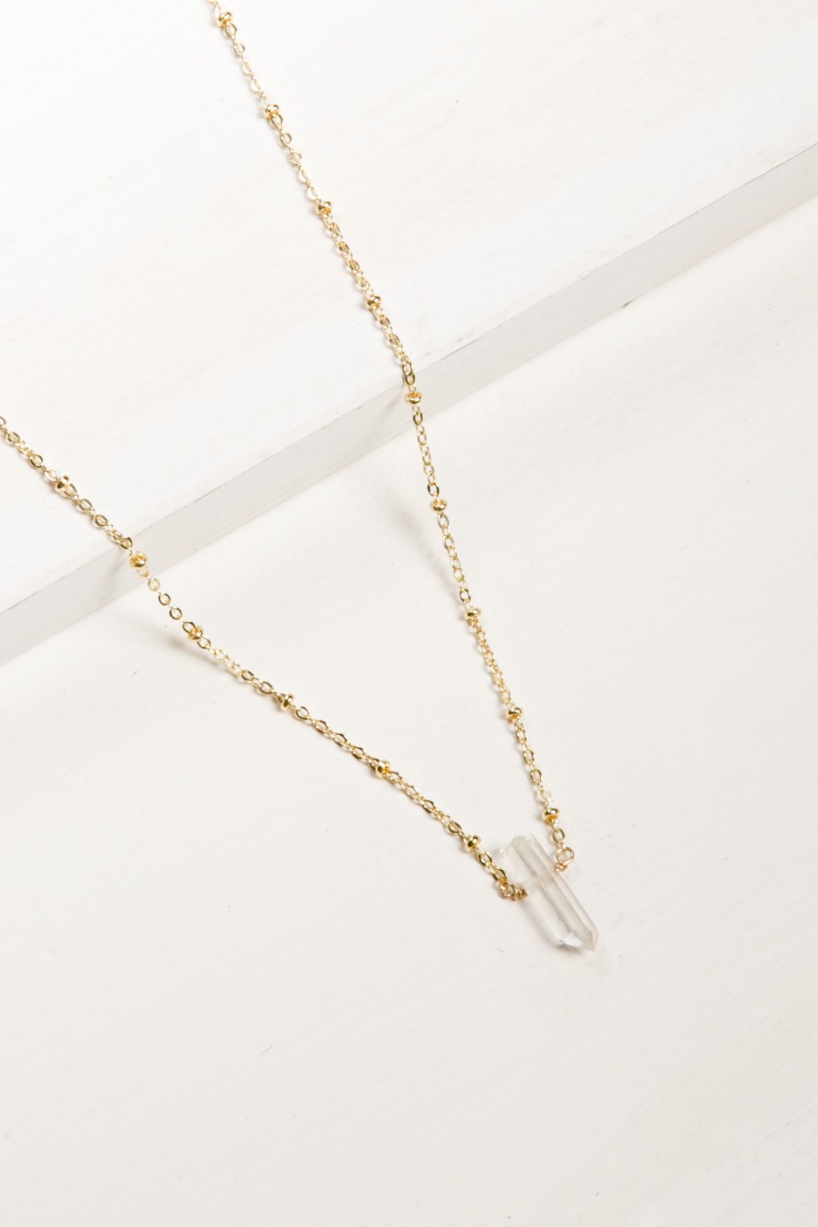 Collar Layer Quartz Crystal Quartz – foto 1