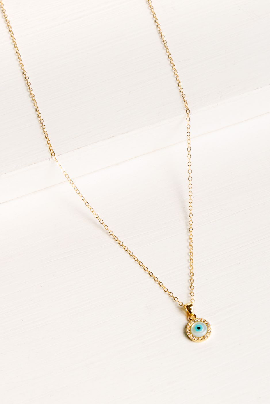 Collar Goldfill Layer Protection Eye Outline Bling – foto 1