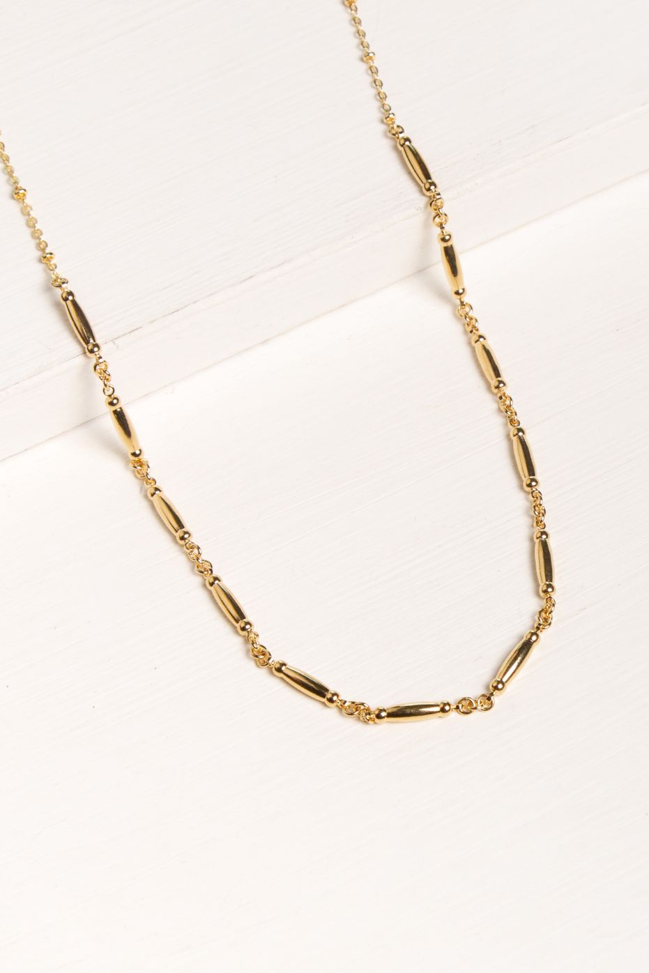 Collar Choker Layer Bar Chain