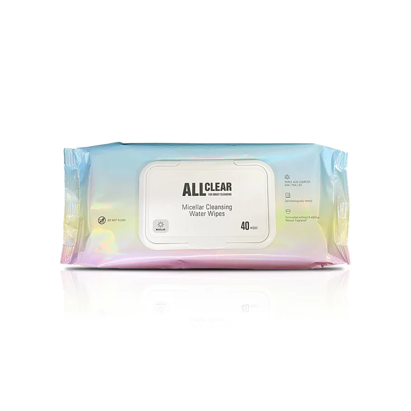 ALL CLEAR MICELLAR CLEANSING WATER WIPES