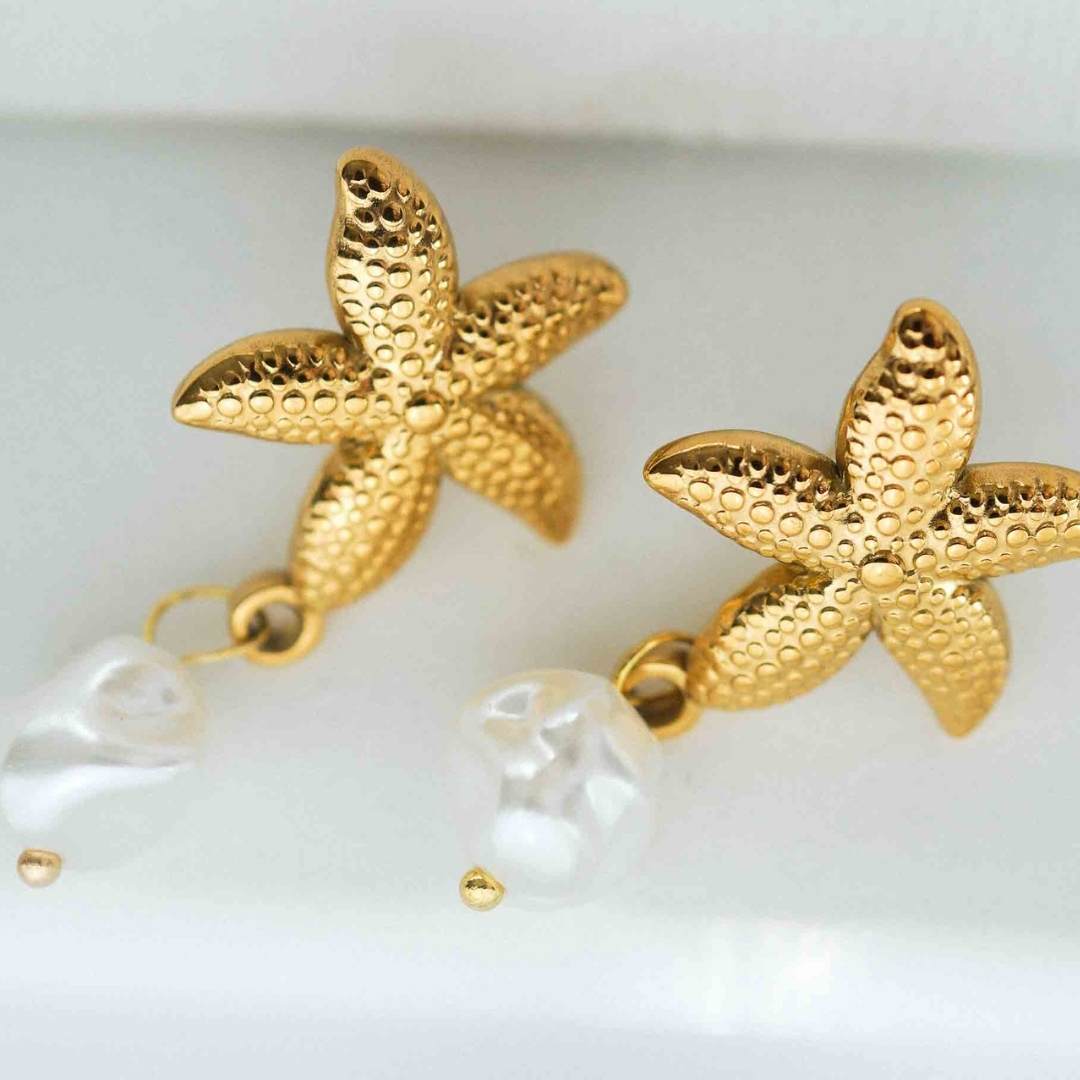 cute beach earrings