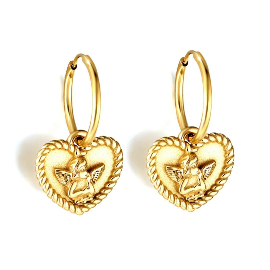 my angel earrings