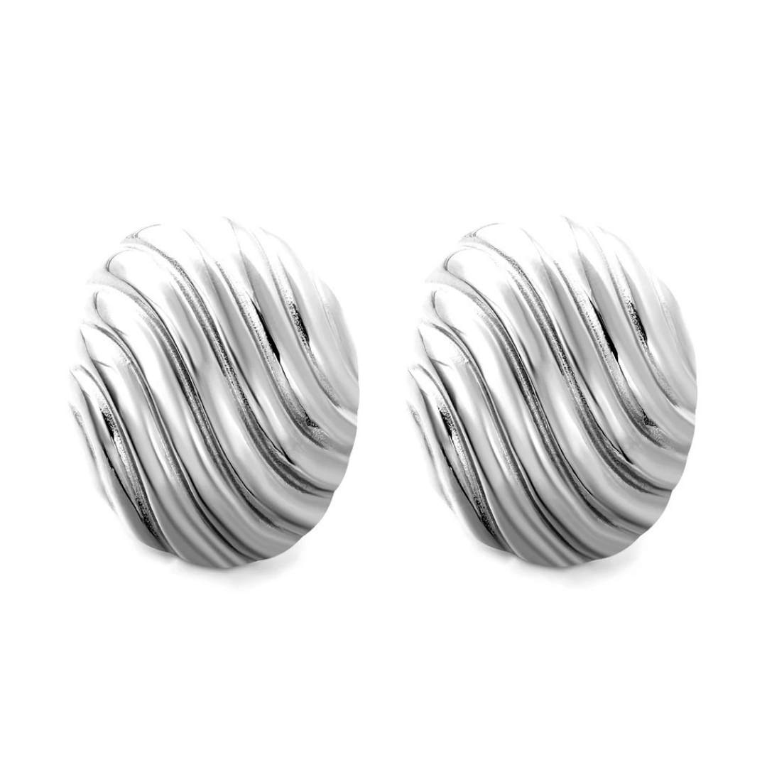 o-my stripe earrings
