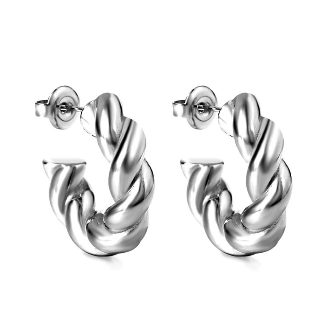 twisted story earrings