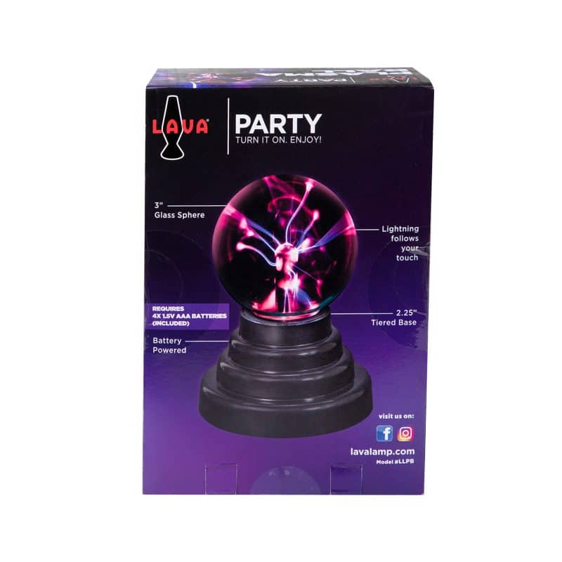 LAMPARA DE LAVA PLASMA BALL 3" LAVL36305