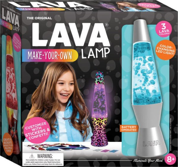 LAMPARA DE LAVA MAKE YOUR OWN COLOR CRAFT KIT LAVL37708