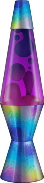 LAMPARA DE LAVA CAMELEON COLOR SHIFT PINK AND PURPLE 14.5" LAVL09423