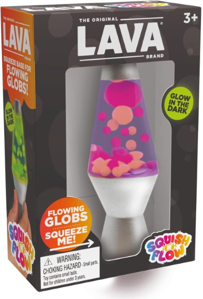 SQUISH LAVA LAMP GLOW IN THE DARK LAVL13895/TOYS