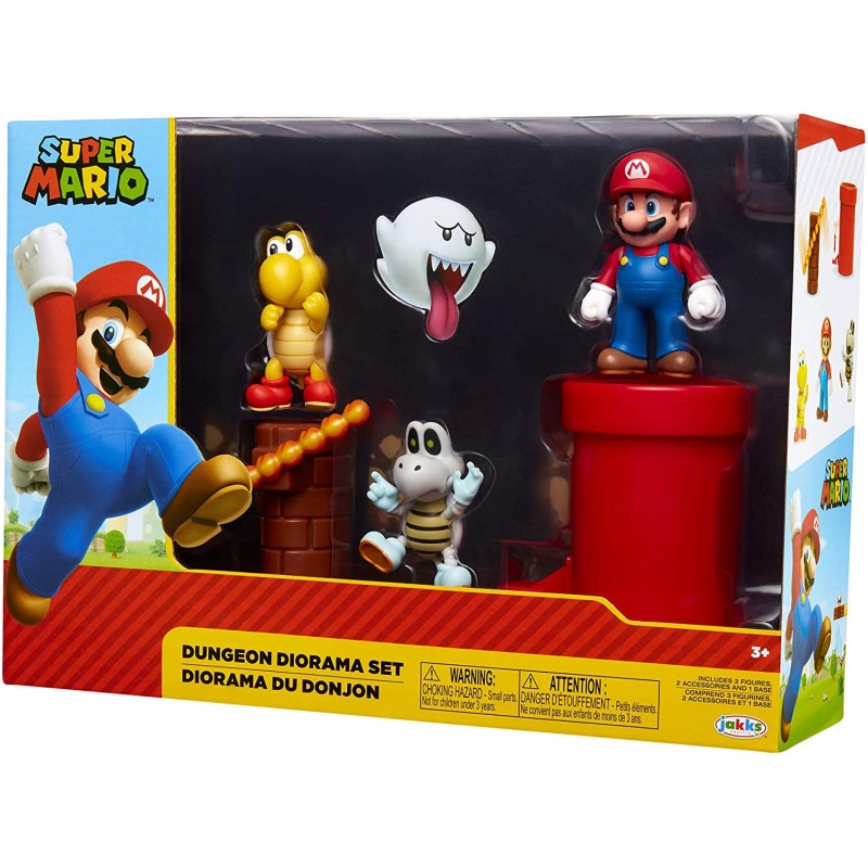 FIGURA MARIO DUNGEON DIORAMA SET JP85989/TOYS