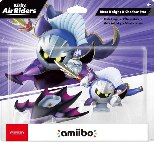 FIGURAS AMIIBO AIR RIDERS KIRBY META KNIGHT AND SHADOW STAR – foto 1