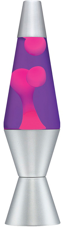 LAMPARA DE LAVA PINK-PURPLE-SILVER 14.5" LAVL21214