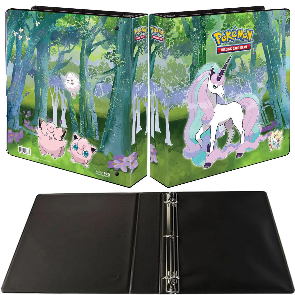 ESTUCHE TARJETAS POKEMON ULTRA PRO ALBUM RAPIDASH DE GALAR NO PAGES  420420