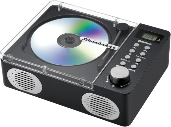 STUDEBAKER/RETRO CD PLAYER FM BLACK SB3720B