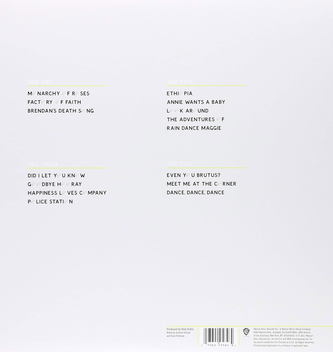 RED HOT CHILI PEPPERS/IM WITH YOU 2LP (VINYL) – foto 2