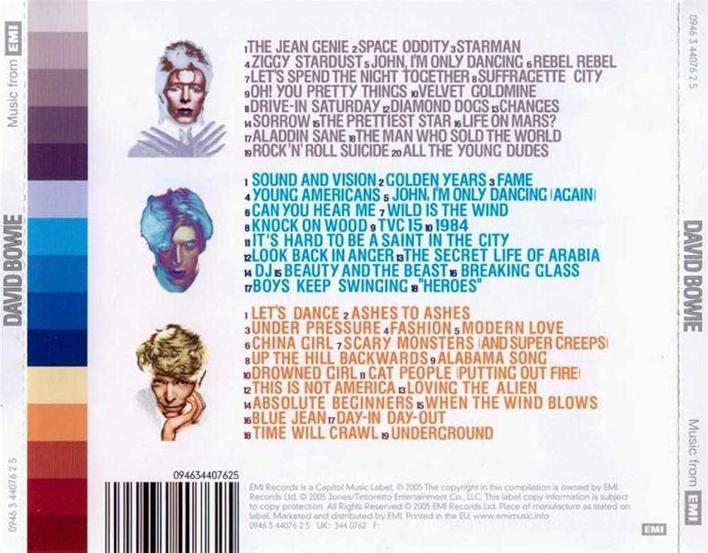 DAVID BOWIE/THE PLATINUM COLLECTION (CD) – foto 2