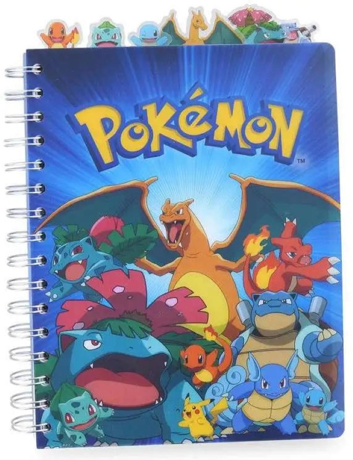 LIBRETA POKEMON CON SEPARADORES 709958POK