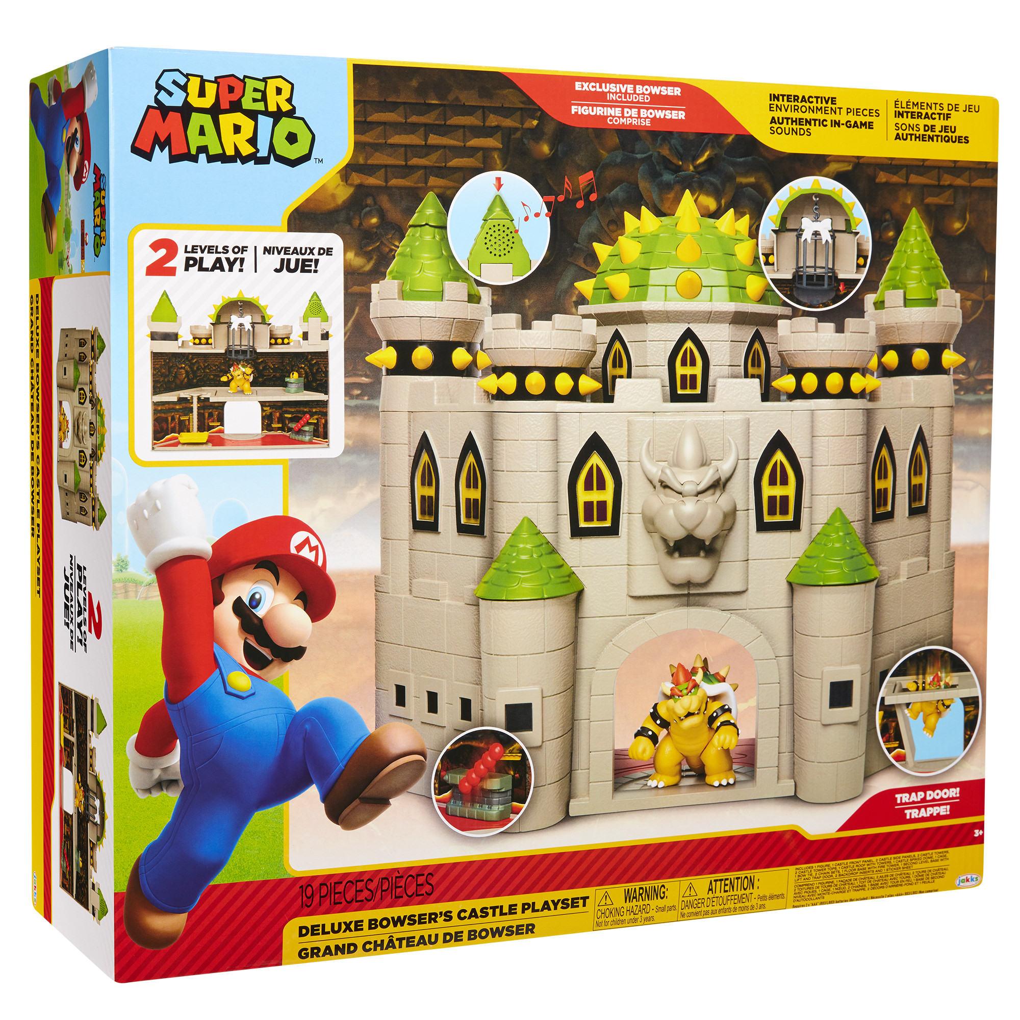FIGURA MARIO DELUXE BOWSERS CASTLE JP40204/TOYS
