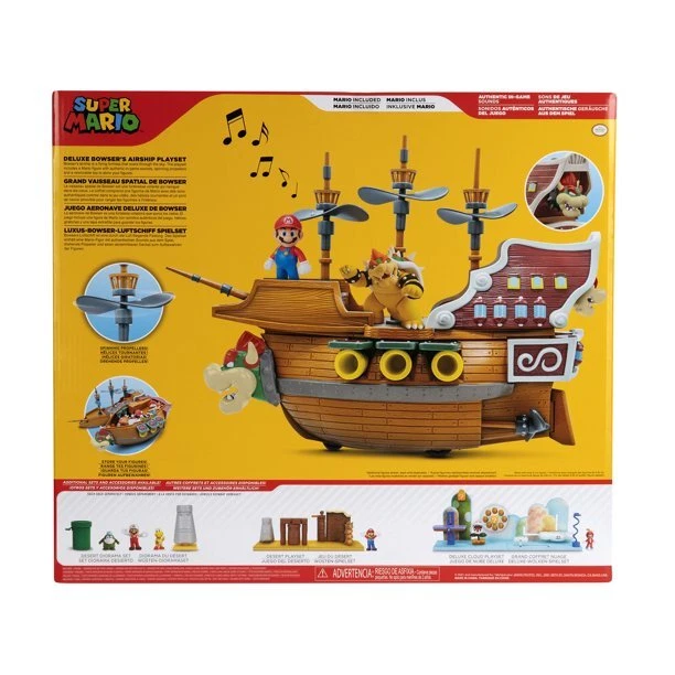 BARCO SUPER MARIO BOWSER AIRSHIP 40429/TOYS