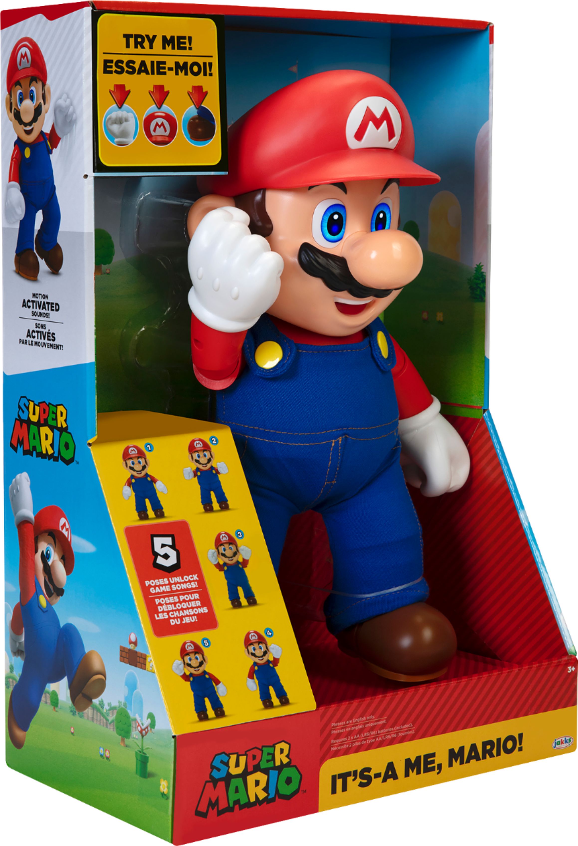 FIGURA SUPER MARIO ITS-A ME MARIO ARTICULADA JP404304/TOYS