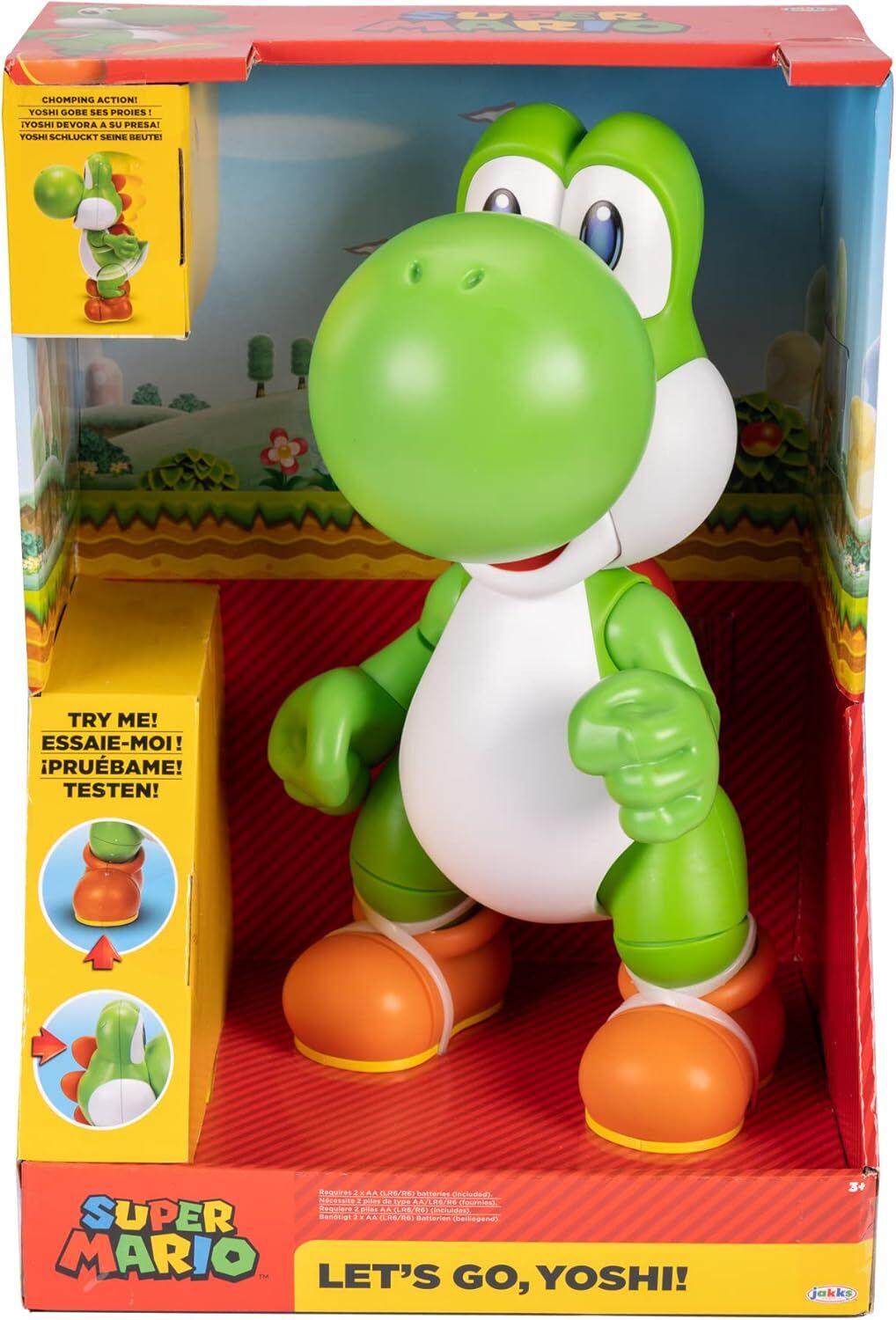FIGURA ARTICULADA SUPER MARIO LETS GO YOSHI JP413994