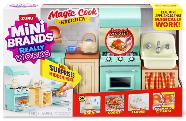MINI BRANDS ZURU MINI MAGIC COOK KITCHEN 77858/TOYS – foto 1