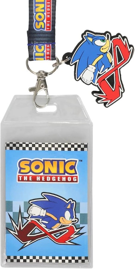 LANYARD SONIC THE HEDGEHOG WITH CHARM BWLAU5HJGSEG