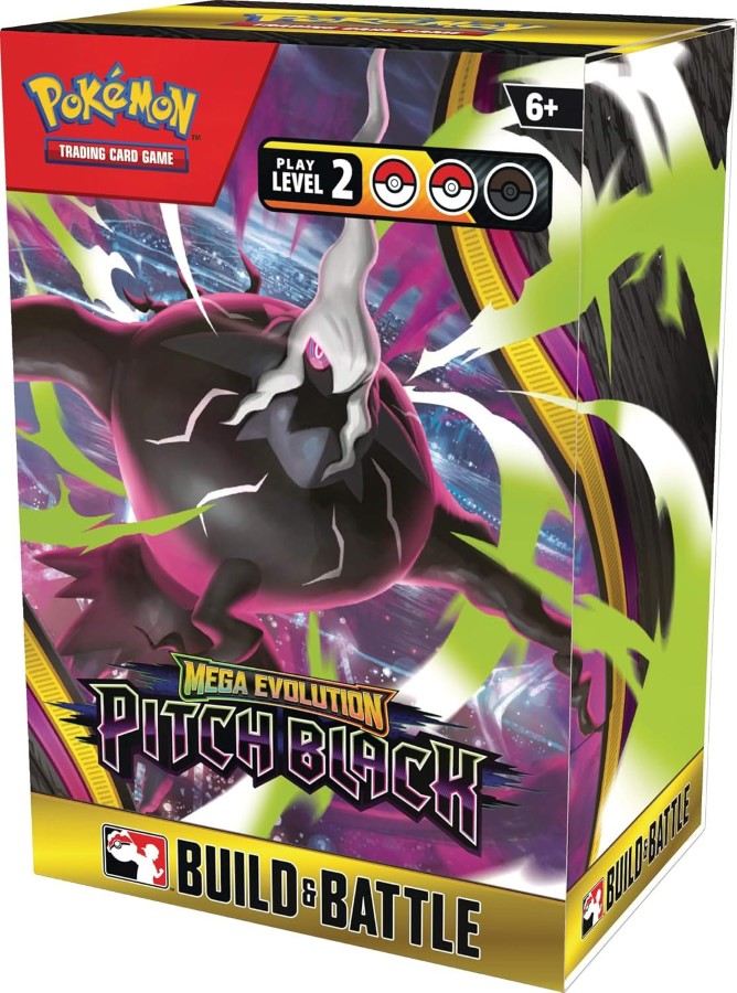 TARJETAS POKEMON MEGA EVOLUTION PITCH BLACK BUILD - BATTLE 10-10417-108/TOYS – foto 1