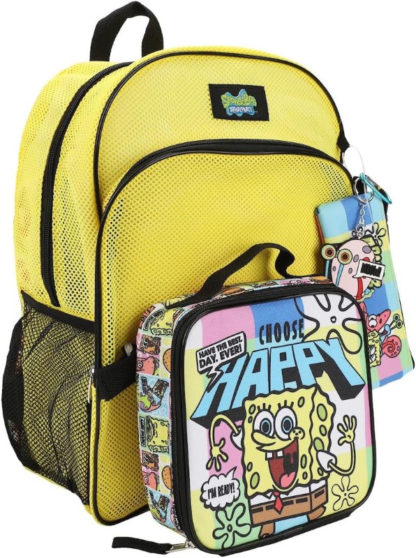BOLSO BOB ESPONJA AIR MESH WITH LUNCH,KEY,PENCIL,CARABINER B1Y6P3XSPOPP00