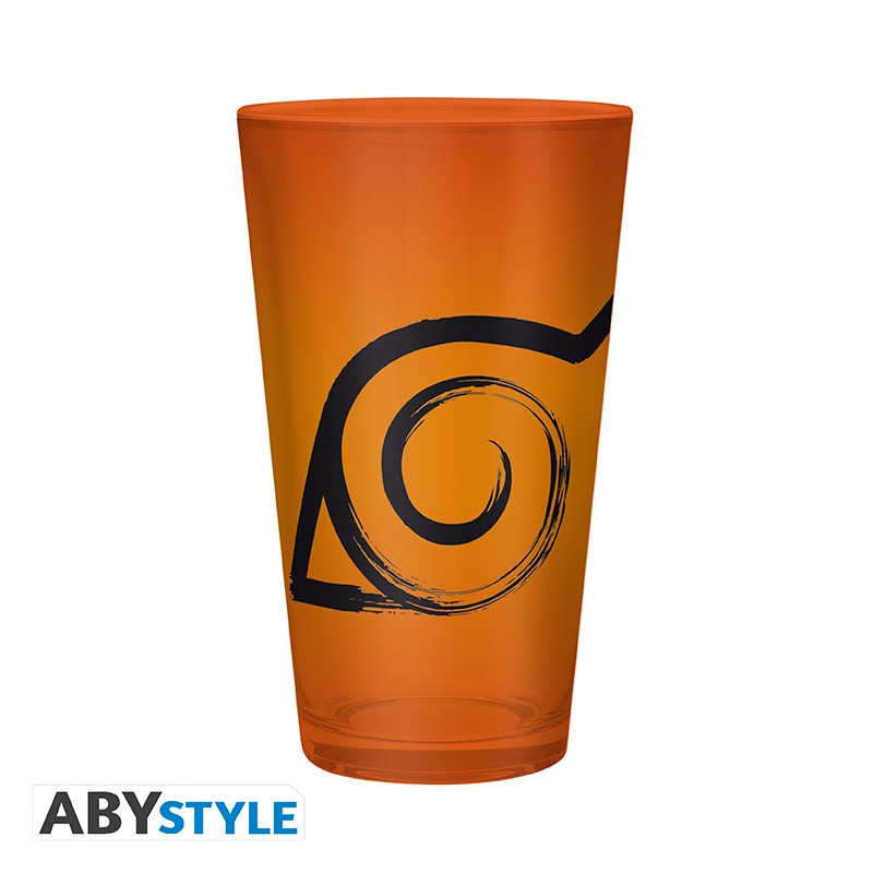 VASO DE VIDRIO NARUTO KONOHA AND SEAL ABYVER137