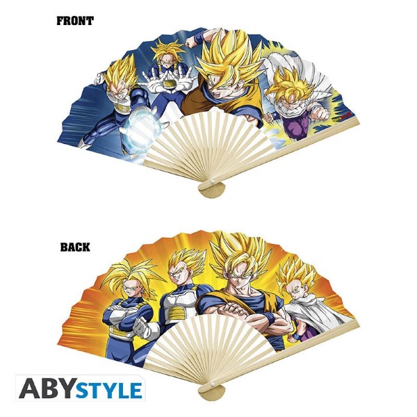 ABANICO DRAGON BALL SUPER SAIYANS PAPER ABYFAN005