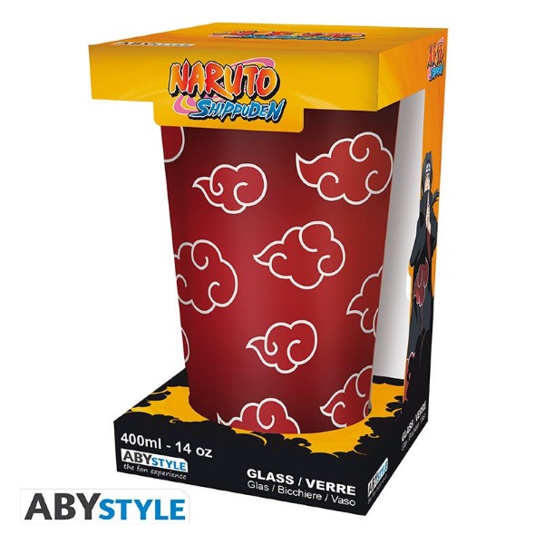 VASO DE VIDRIO NARUTO AKATSUKI XXL ABYVER230