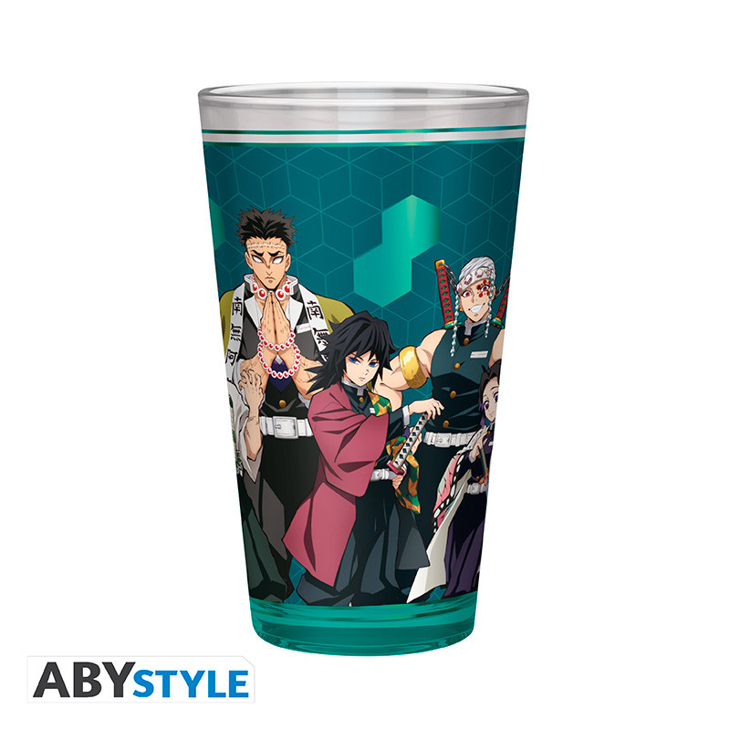 VASO DE VIDRIO DEMON SLAYER PILLAR 14 OZ ABYVER247