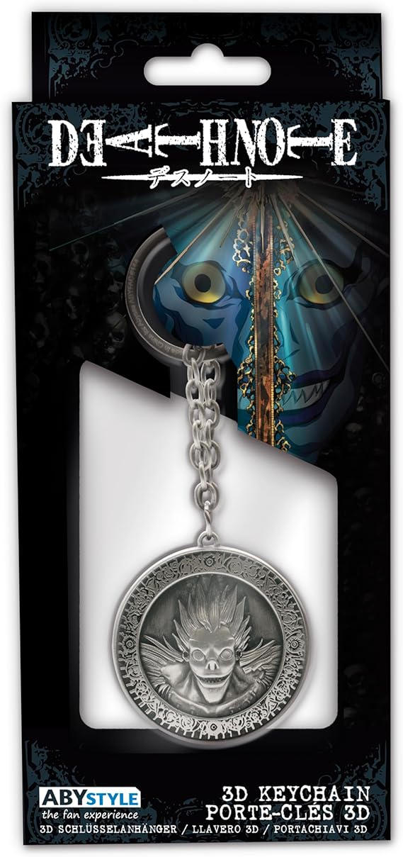 KEYCHAIN DEATH NOTE RYUK MEDALL ABYKEY563