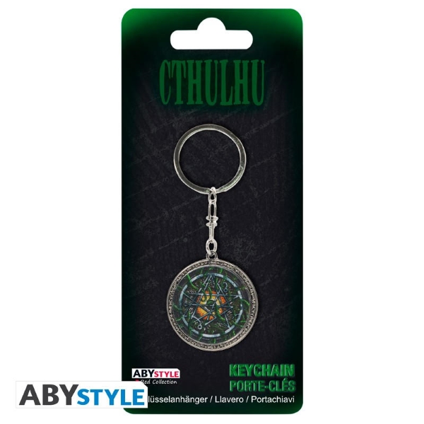 KEYCHAIN CTHULHU LENTICULAR NECRONOMIC ABYKEY567