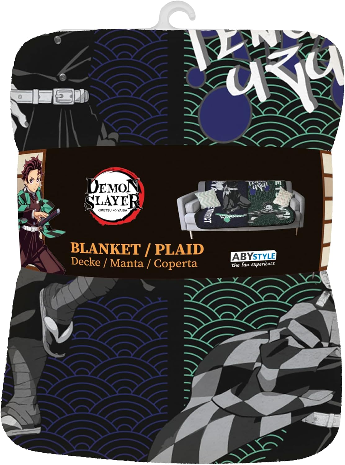 COBIJA DEMON SLAYER TANJIRO AND TENJEN ABYHOM020