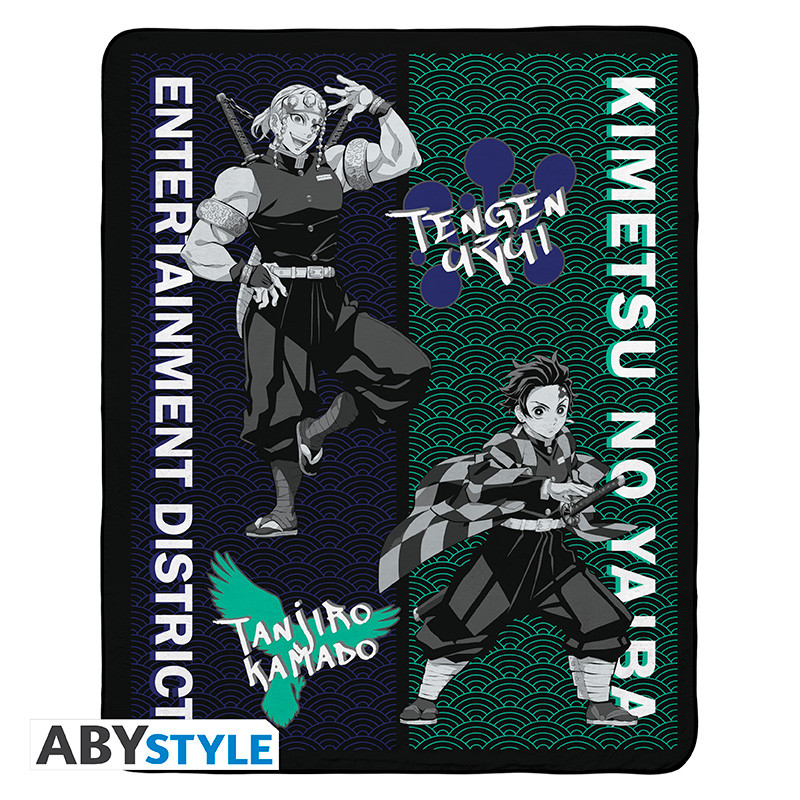 COBIJA DEMON SLAYER TANJIRO AND TENJEN ABYHOM020