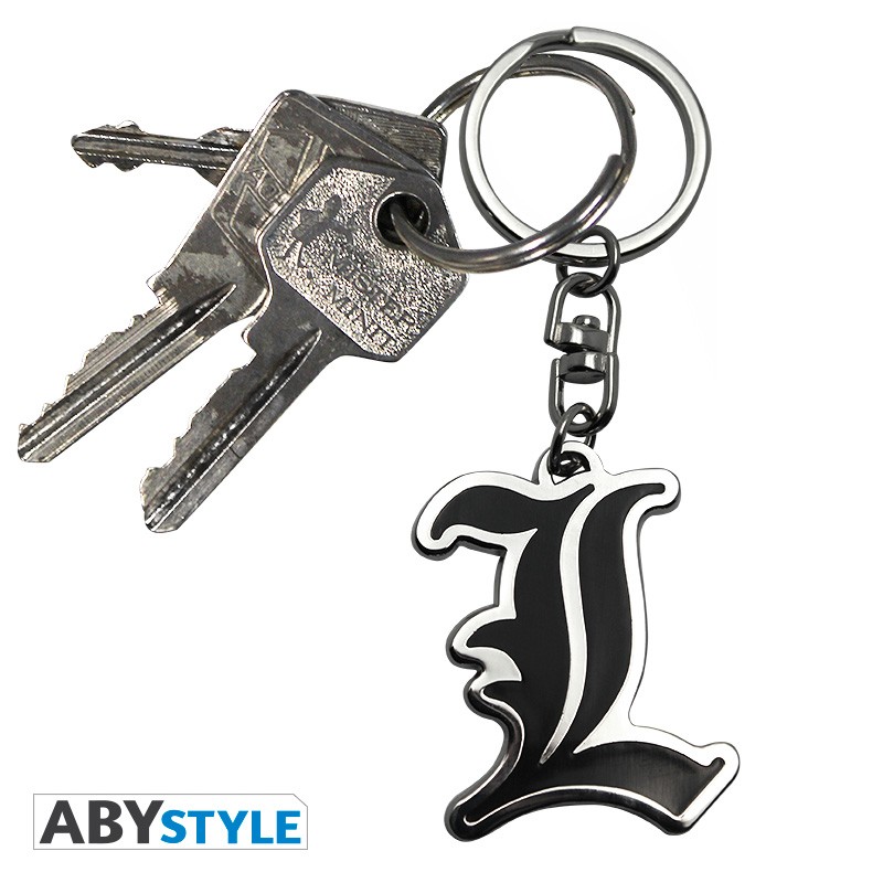 KEYCHAIN DEATH NOTE L SYMBOL ABYKEY024