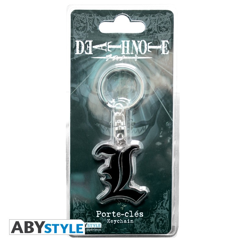 KEYCHAIN DEATH NOTE L SYMBOL ABYKEY024