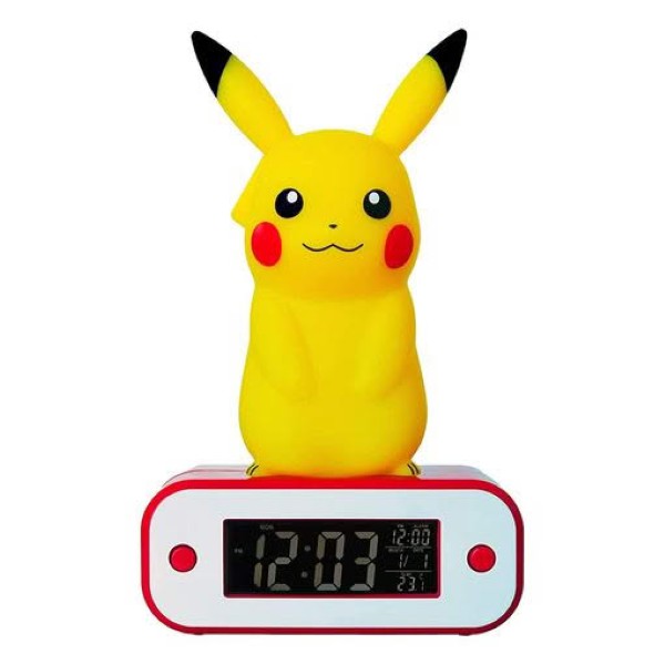 RELOJ POKEMON PIKACHU LIGTH-UP ALARM CLOCK 811359 – foto 1