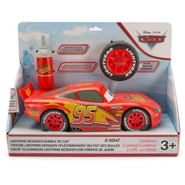 CARRO CARS LIGHTNING MCQUEEN BUBBLE RC/TOYS