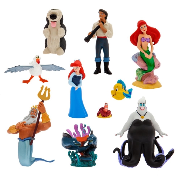 SET DE FIGURAS LITTLE MERMAID DELUXE 10 PCS/TOYS