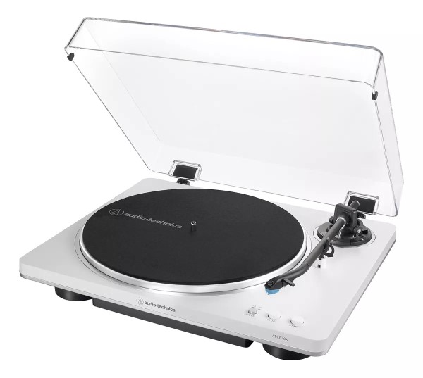 AUDIO-TECHNICA/TURNTABLE FULLY AUTOMATICWHITE SILVER ATLP70XWS