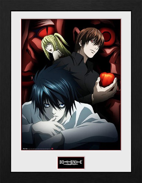 CUADRO DEATH NOTE LIGHT - L - MISA 12" X 16" PFC1968