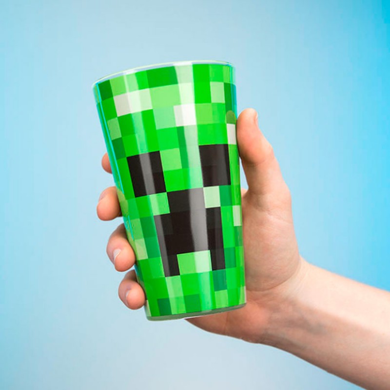 VASO DE VIDRIO MINECRAFT CREEPER PAL3765 PP6729MCFV2
