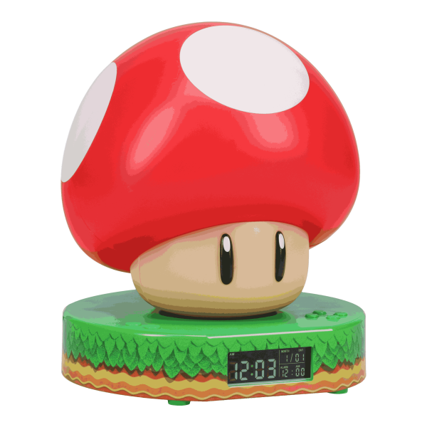 RELOJ SUPER MARIO MUSHROOM DIGITAL ALARM CLOCK PALADONE 2503 – foto 3