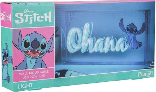 LAMPARA LILO - STITCH OHANA LED NEON PP12800LS – foto 1