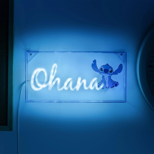 LAMPARA LILO - STITCH OHANA LED NEON PP12800LS – foto 3