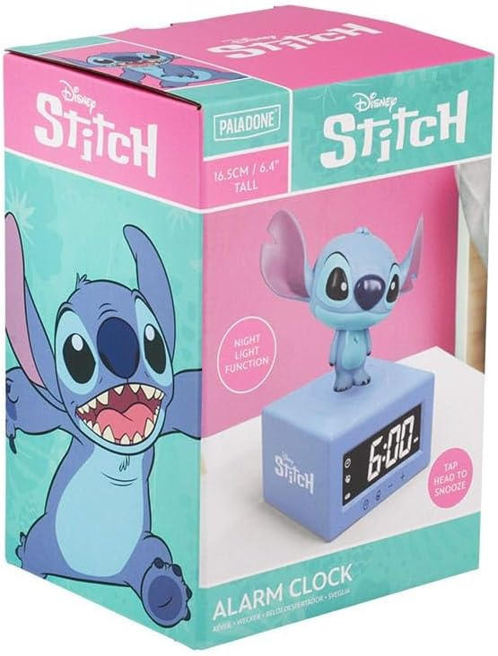 LAMPARA DISNEY STITCH WITH CLOCK PP14273LS