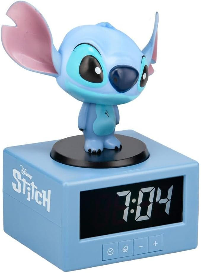 LAMPARA DISNEY STITCH WITH CLOCK PP14273LS